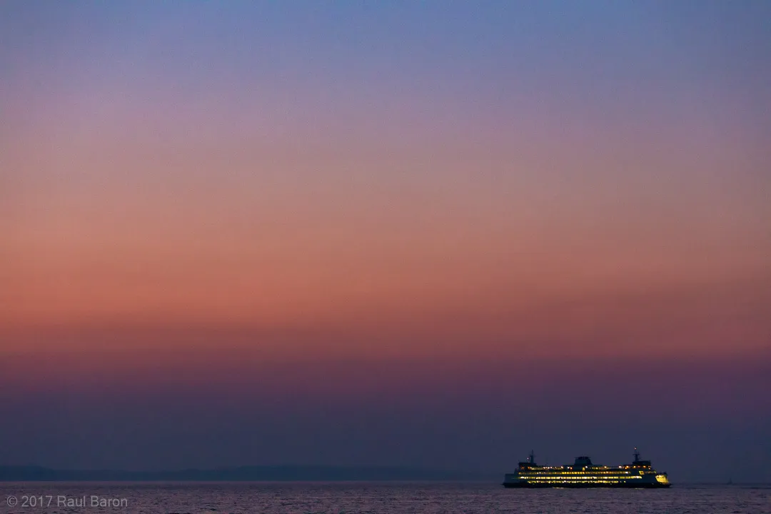 A photograph titled Dusk