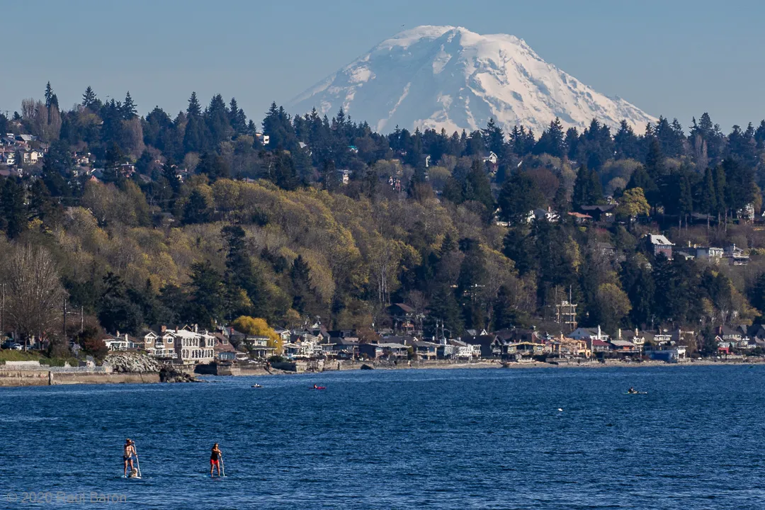 A photograph titled On Elliott Bay