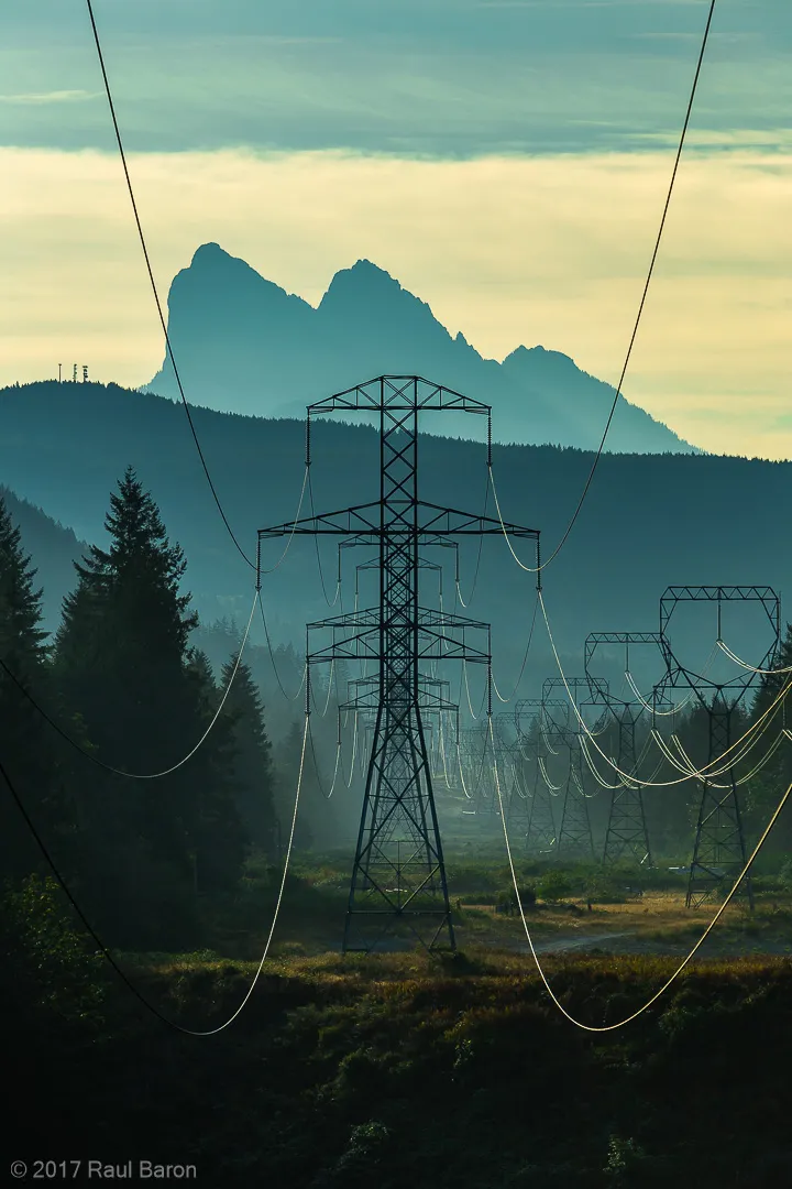 A photograph titled Mount Baring