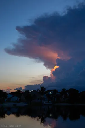 A photograph titled Light Cannon