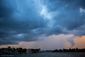 A photograph titled Storm