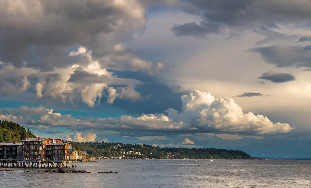 A photograph titled Cumulus