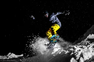 A photograph titled Kick